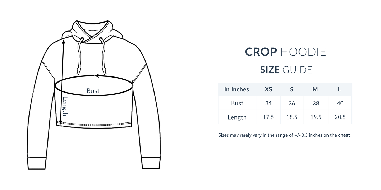 In my அழகி era | Women Cropped Hoodie