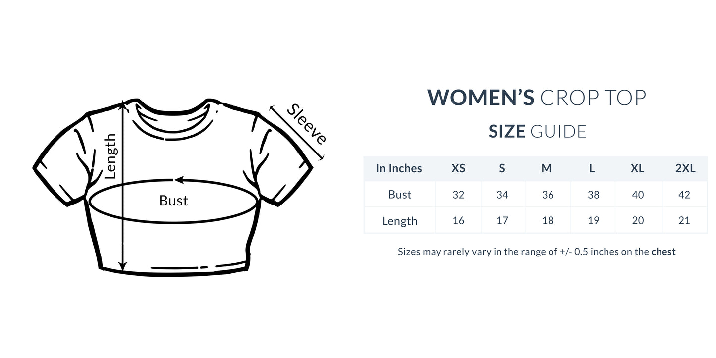 In my ஊர்சுத்தி era | Women Crop Tee