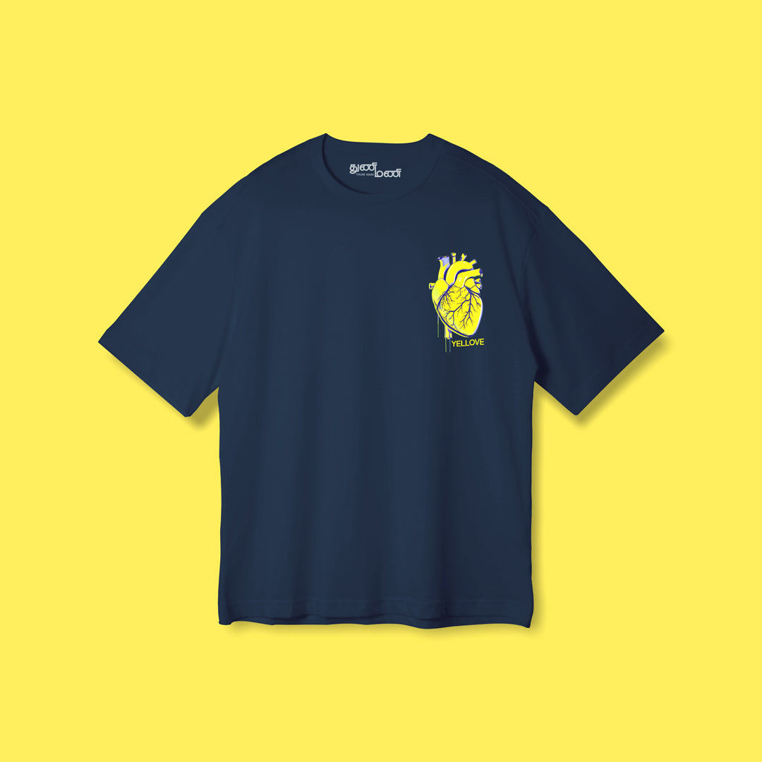 Naadi Narambellam Yellove Unisex Boxy Fit Oversized T-Shirt