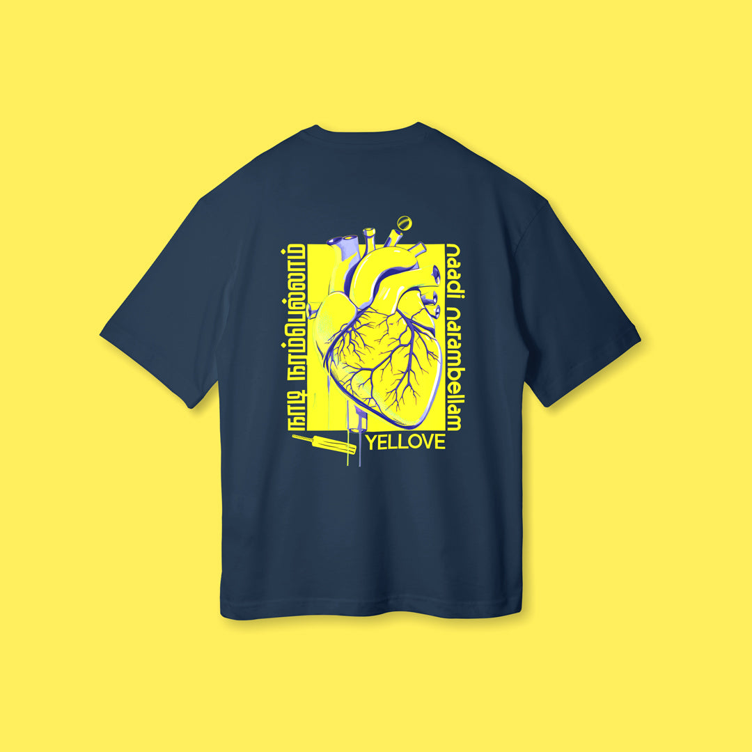Naadi Narambellam Yellove Unisex Boxy Fit Oversized T-Shirt