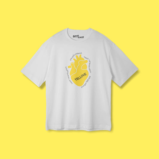 Yellove Runs in Our Veins Unisex Boxy Fit Tee