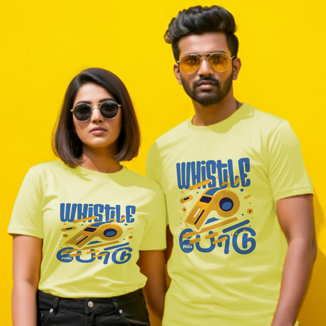 Whistle Podu Unisex Regular Fit T-Shirt