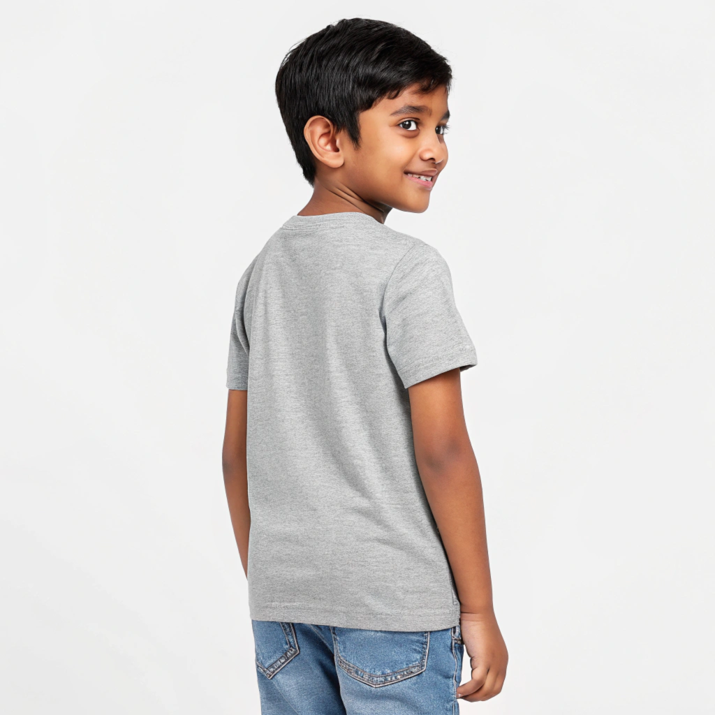 Boys' Grey 'Oonai - Wolf ' Graphic T-Shirt