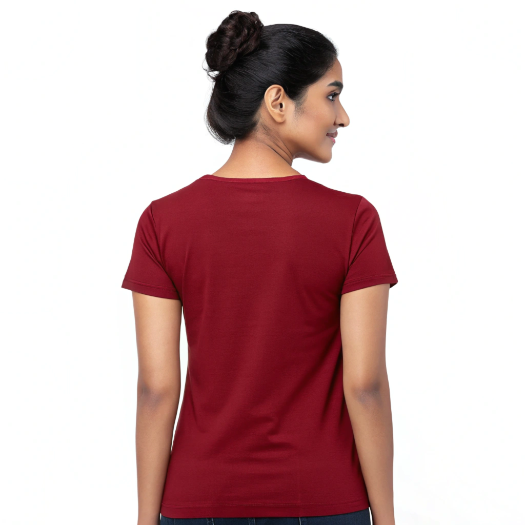 Women's 'Thumbi - Dragonfly' Regular Fit Graphic T-Shirt