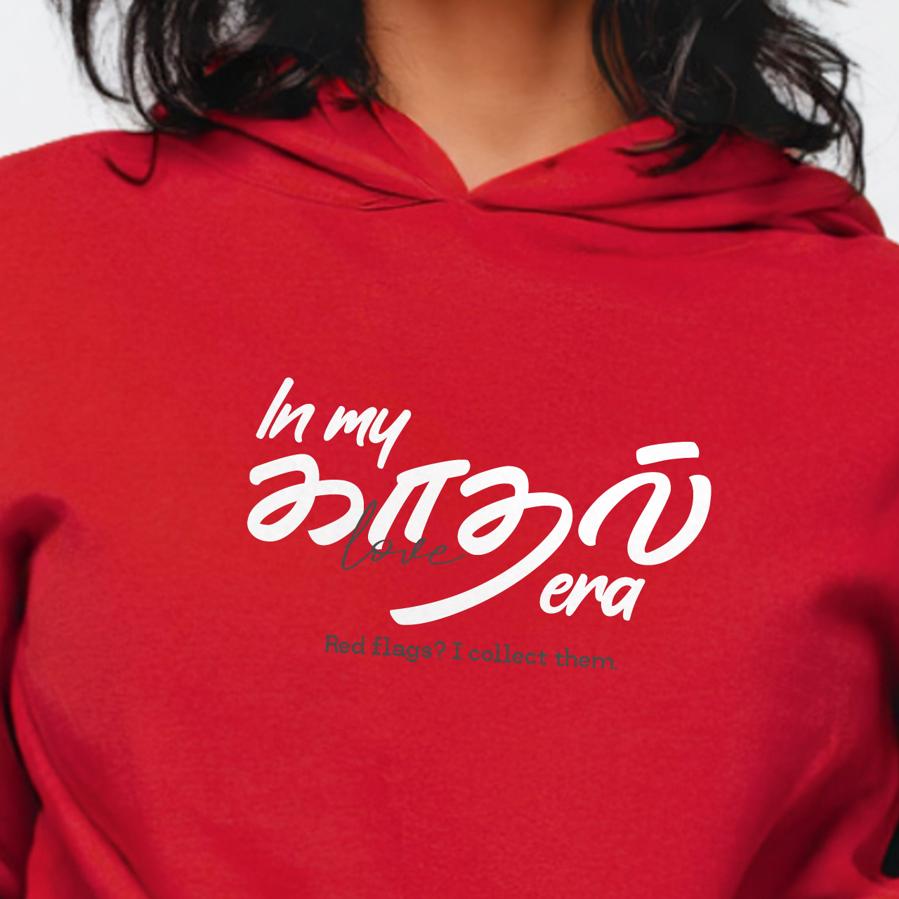 In my காதல் era | Women Cropped Hoodie
