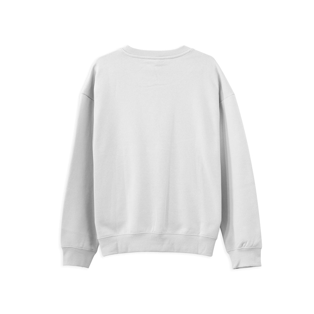 Insta Kaadhal Unisex White Sweatshirt