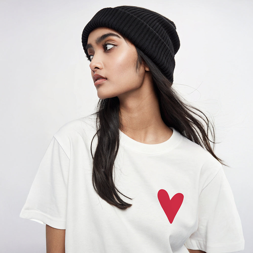 Kaadhal Doodle White T-Shirt