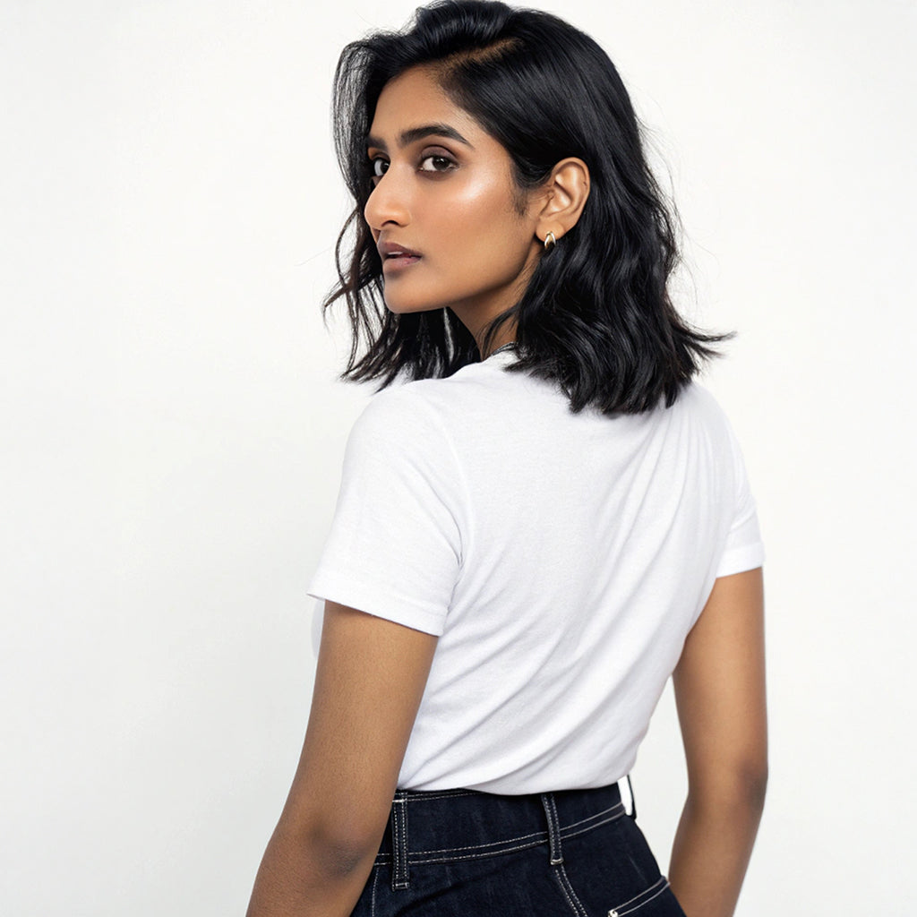 Kandathum Kadhal Valiyathu White T-Shirt