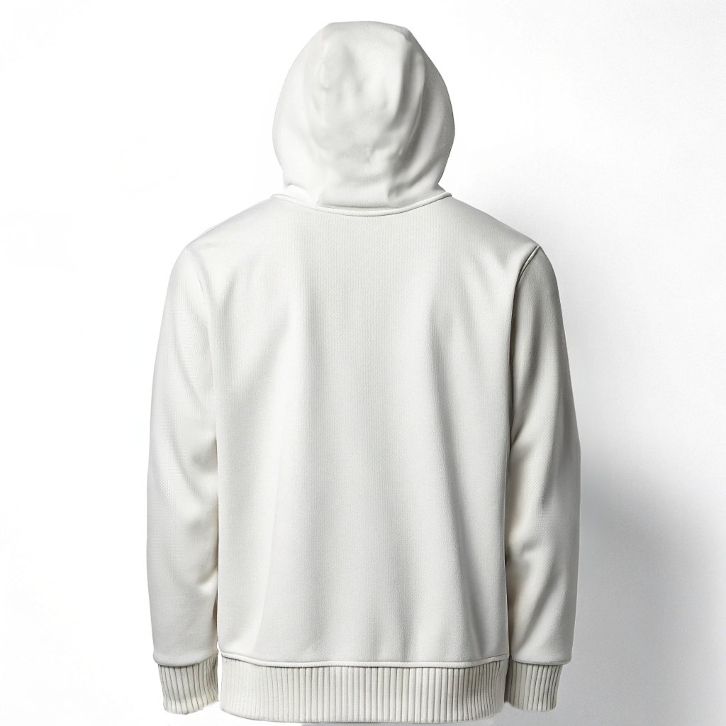 Women's Oversized White 'Rosapoo - Rose' Graphic Hoodie