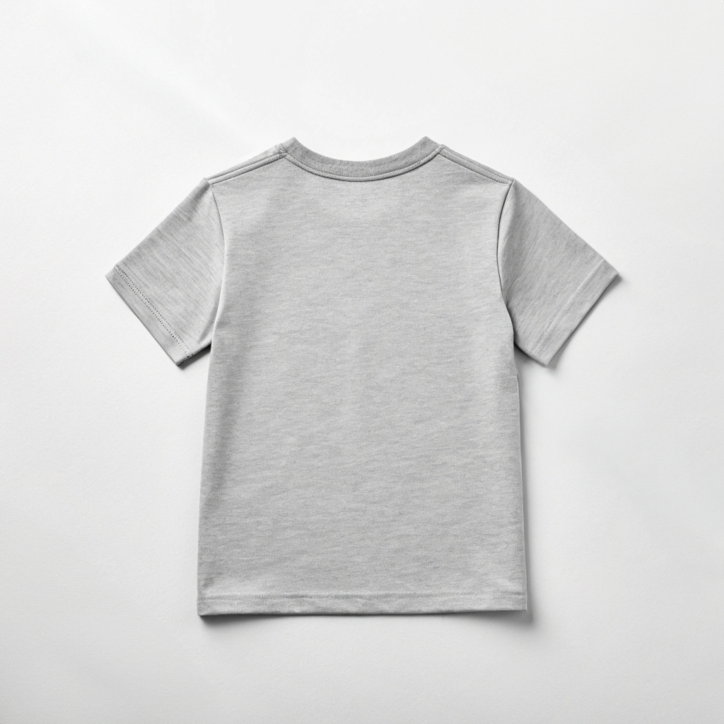 Girls' Grey 'Oodha Ribbon - Purple Bow' Graphic T-Shirt