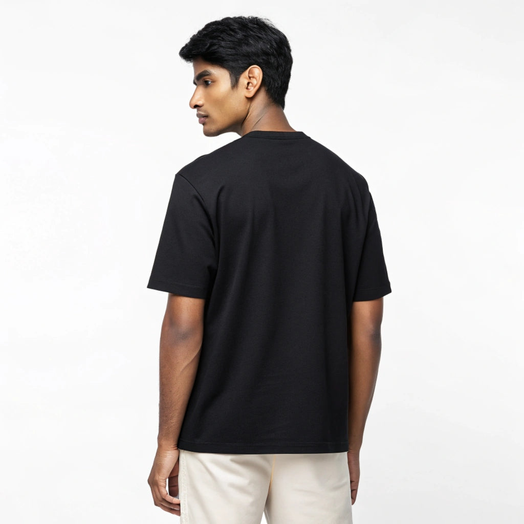 Thai Collection: Black 'Boom Boom Maadu' Oversized Black T-Shirt