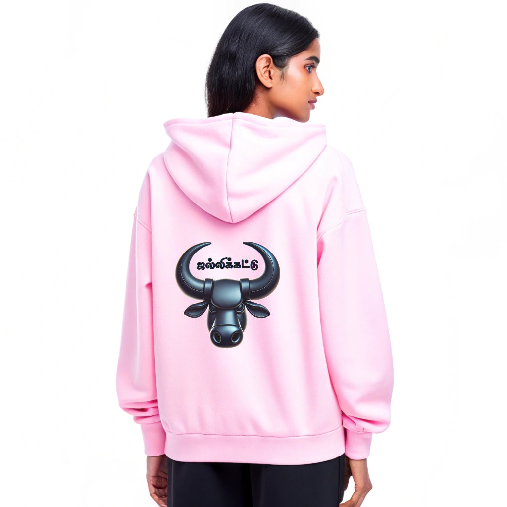 Thai Collection: Jallikattu Bull Graphic Hoodie