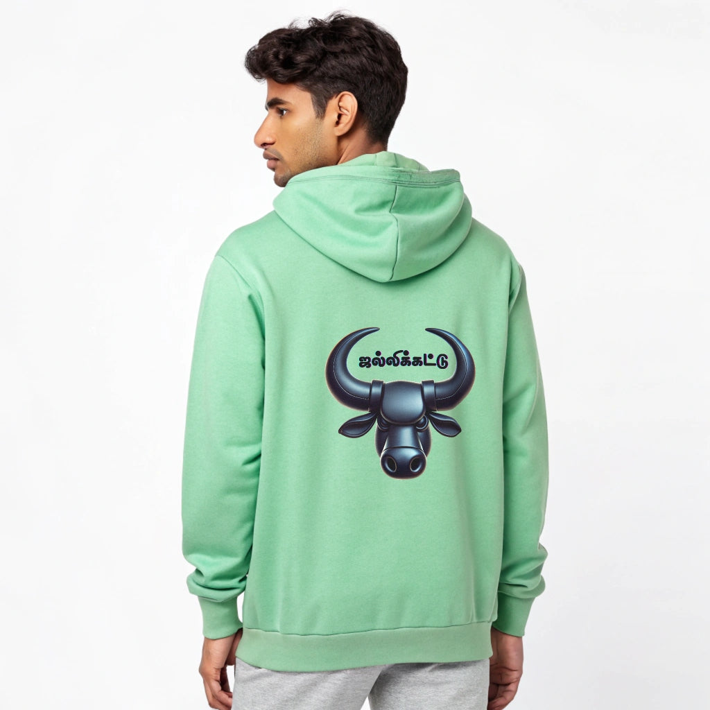 Thai Collection: Jallikattu Bull Graphic Hoodie