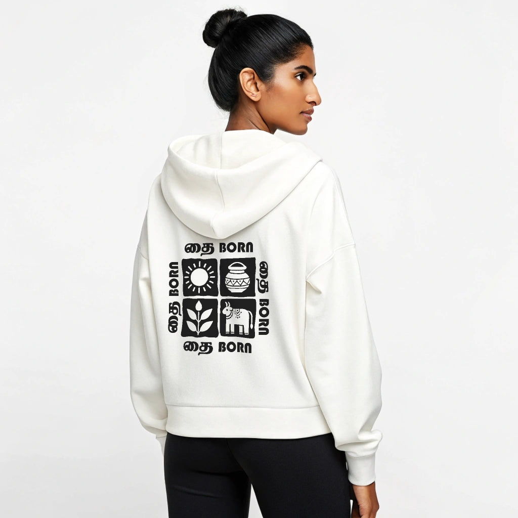 Thai Collection: Thai Born White Hoodie