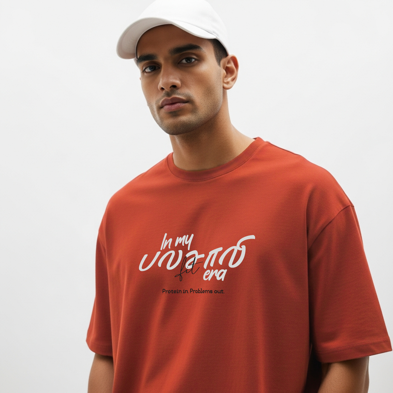 In my பலசாலி era | Men Oversized Boxy Tee