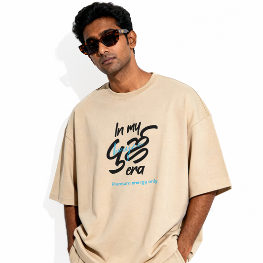 In my பூஜி era | Men Oversized Boxy Tee