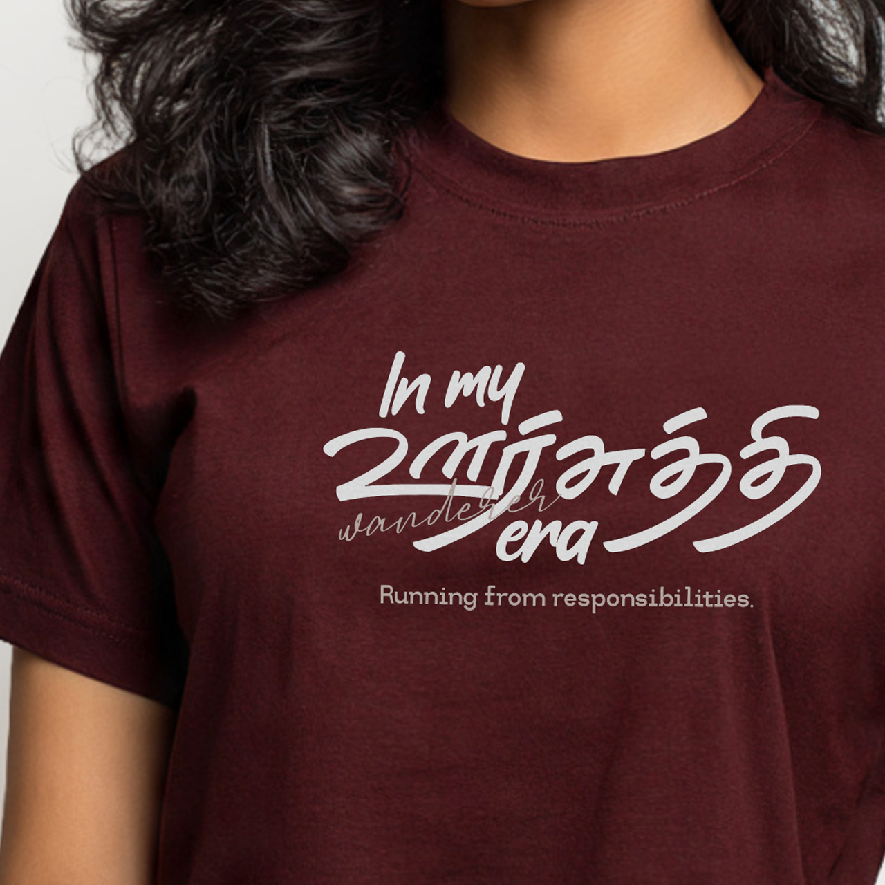 In my ஊர்சுத்தி era | Women Crop Tee