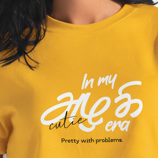In my அழகி era | Women Crop Tee