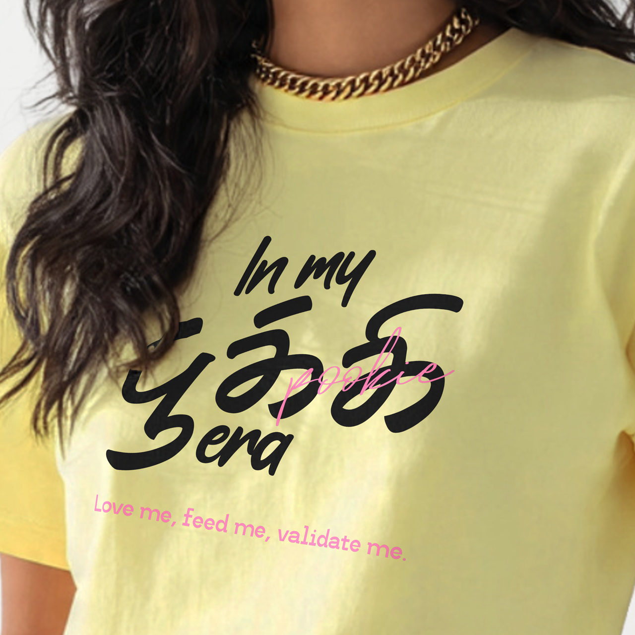In my பூக்கி era | Women Crop Tee