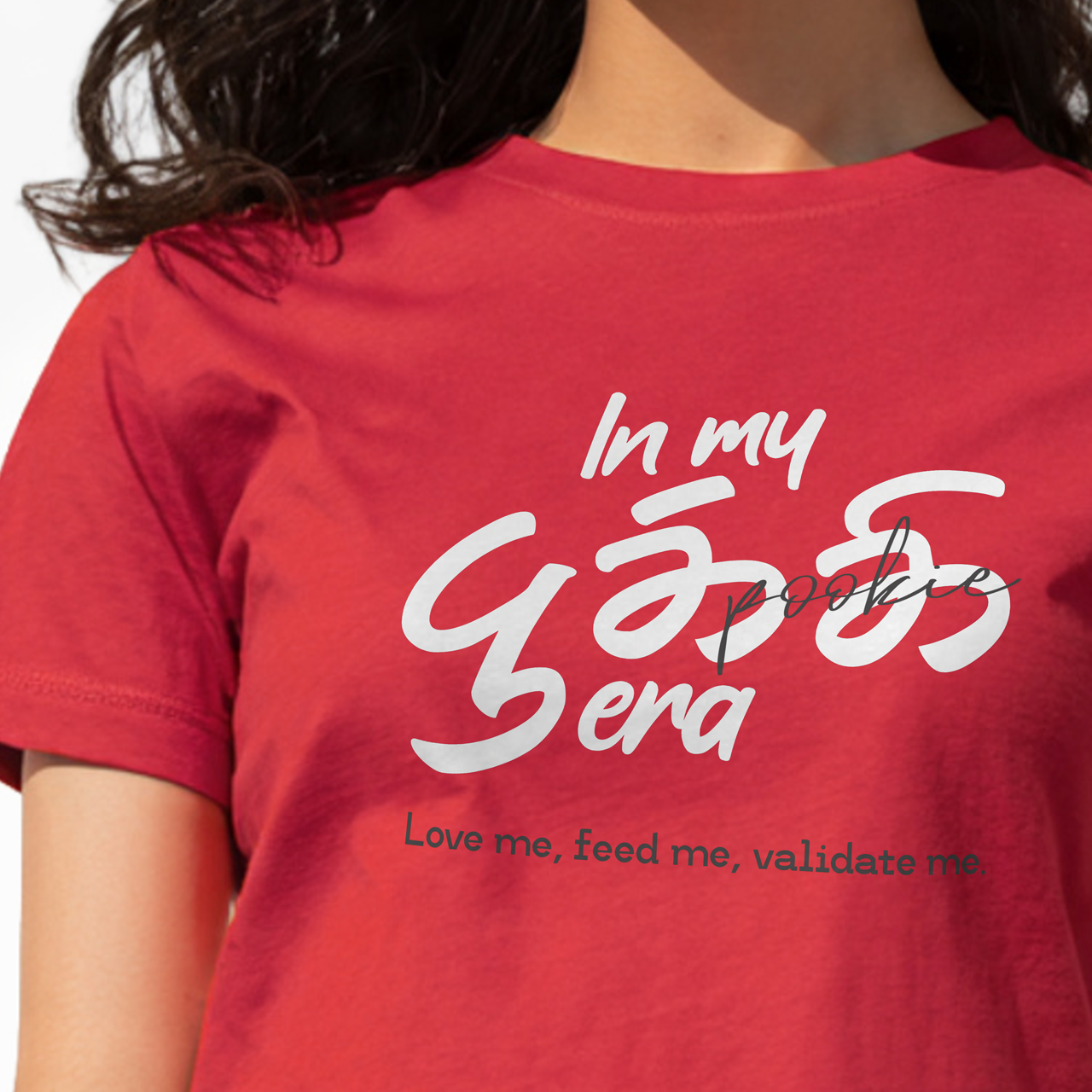 In my பூக்கி era | Women Crop Tee