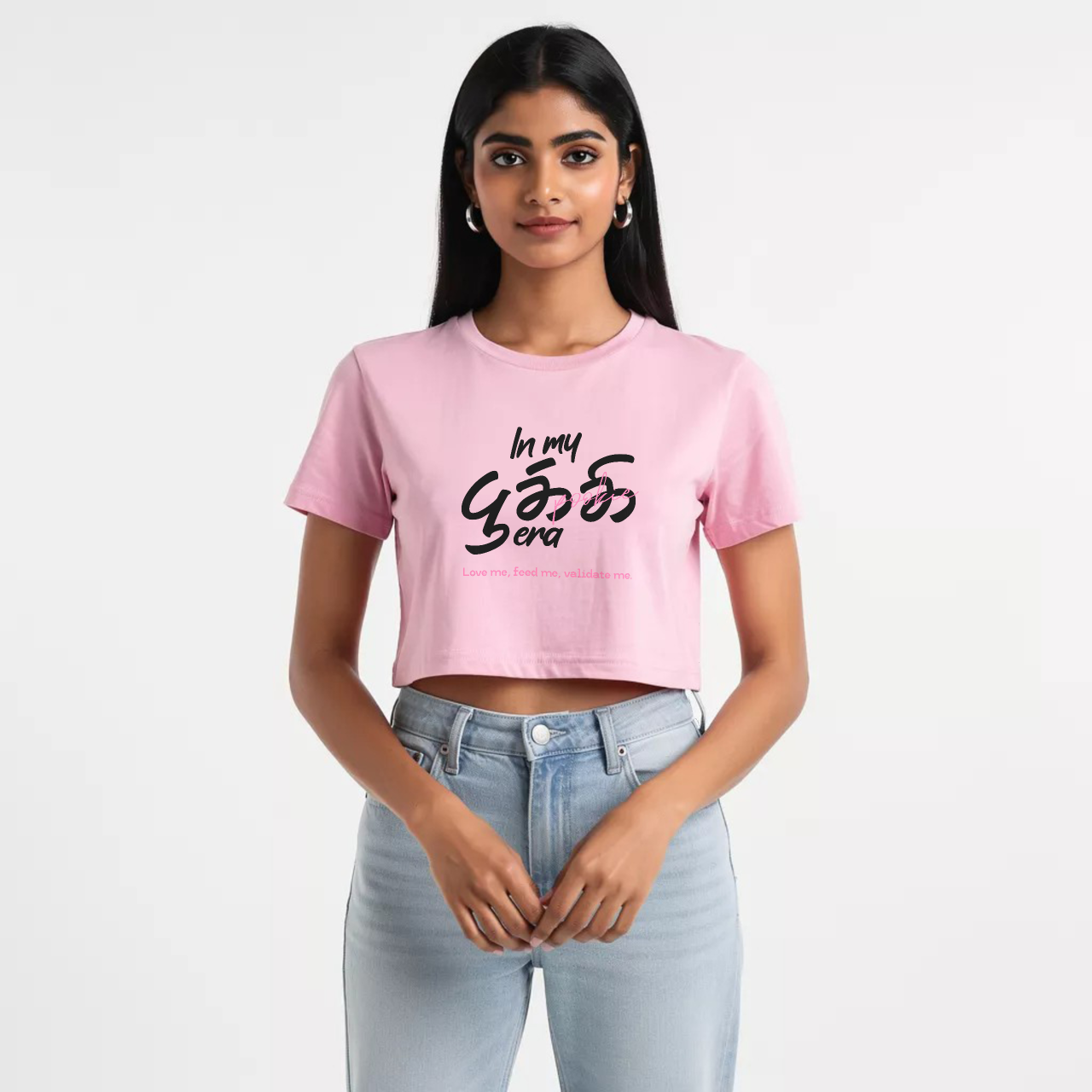 In my பூக்கி era | Women Crop Tee