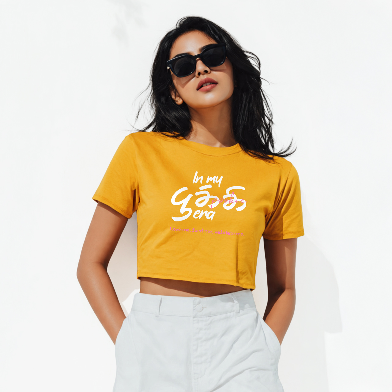 In my பூக்கி era | Women Crop Tee