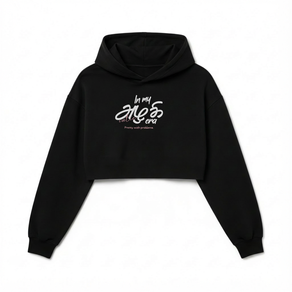 In my அழகி era | Women Cropped Hoodie