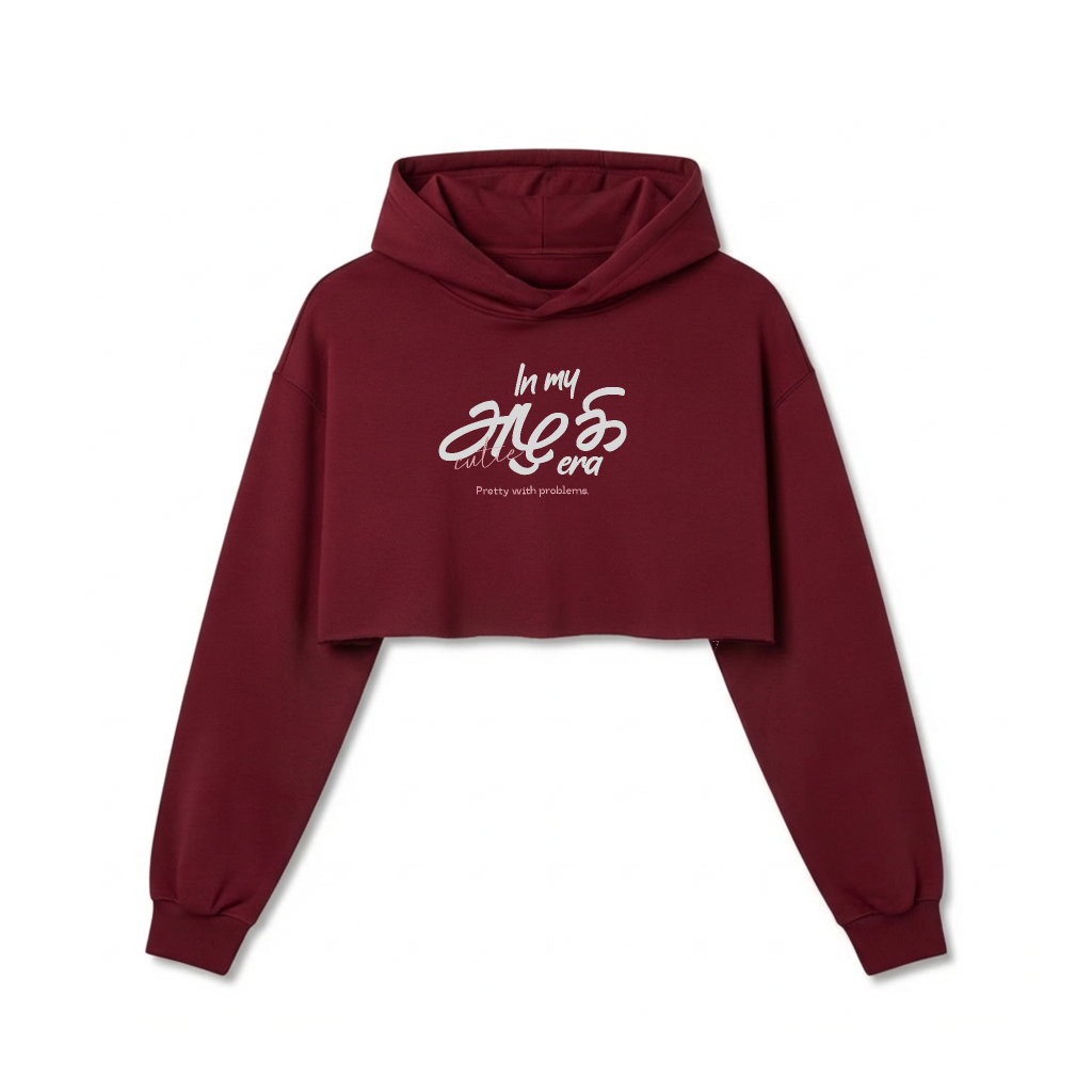 In my அழகி era | Women Cropped Hoodie