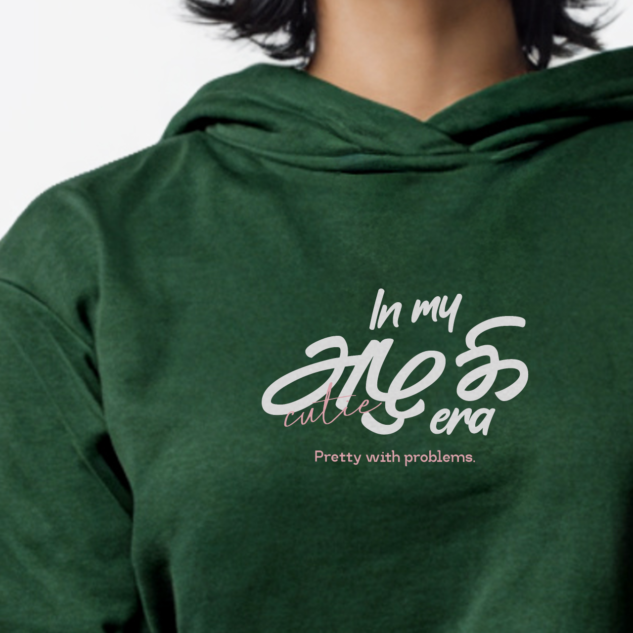 In my அழகி era | Women Cropped Hoodie