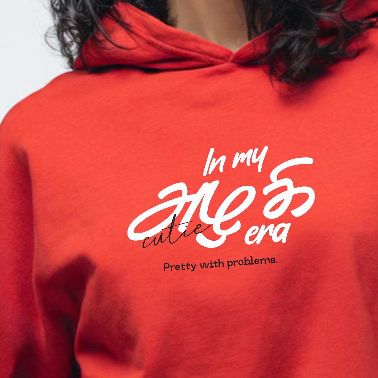 In my அழகி era | Women Cropped Hoodie