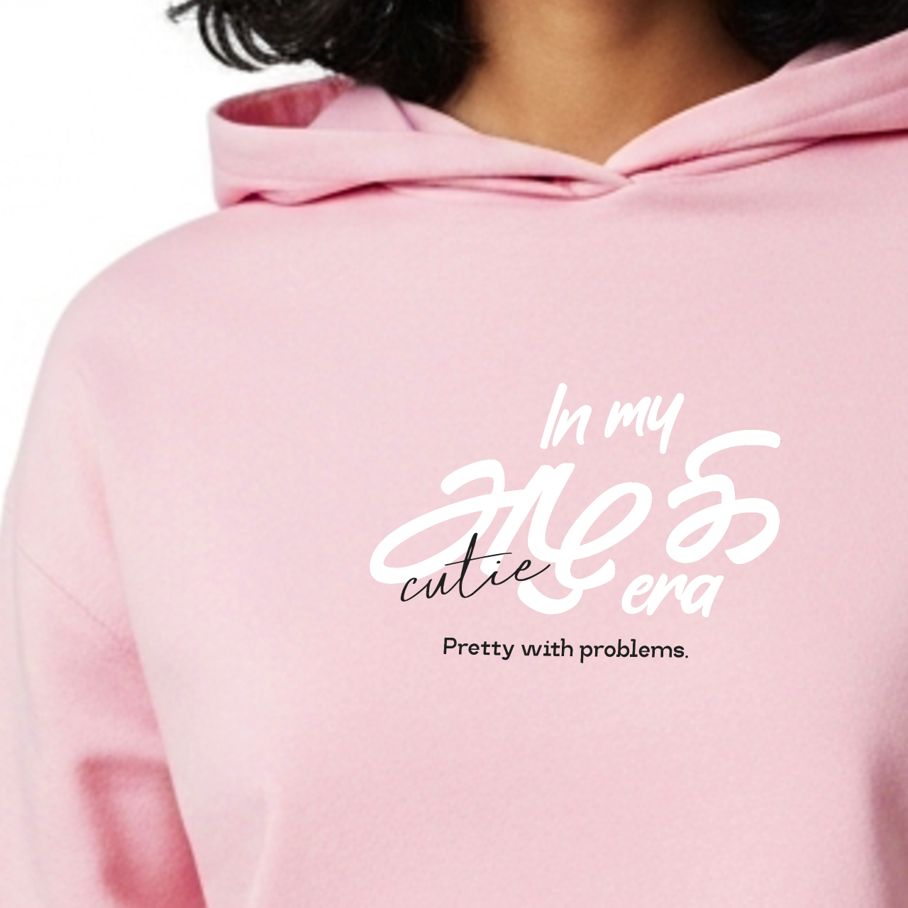 In my அழகி era | Women Cropped Hoodie