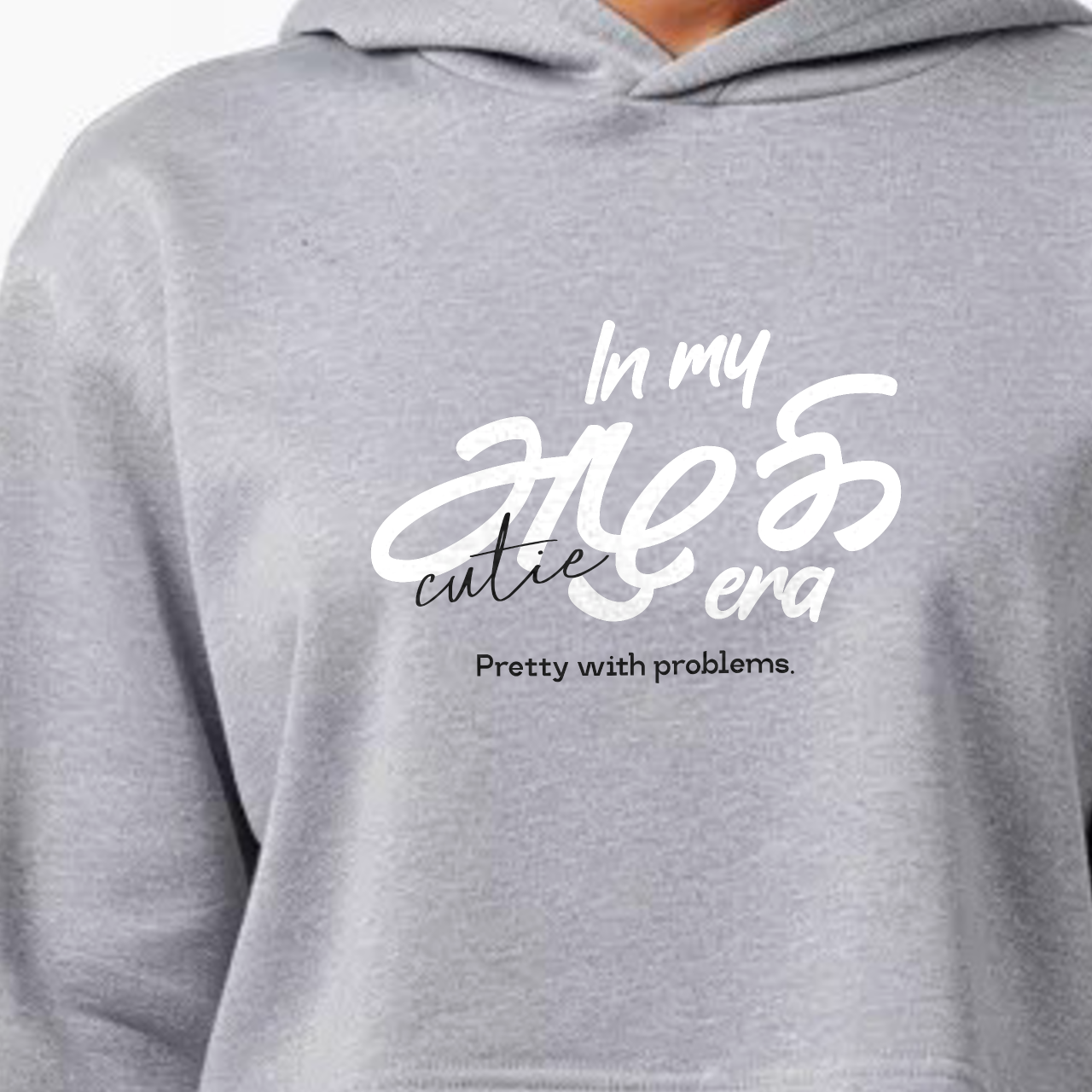 In my அழகி era | Women Cropped Hoodie