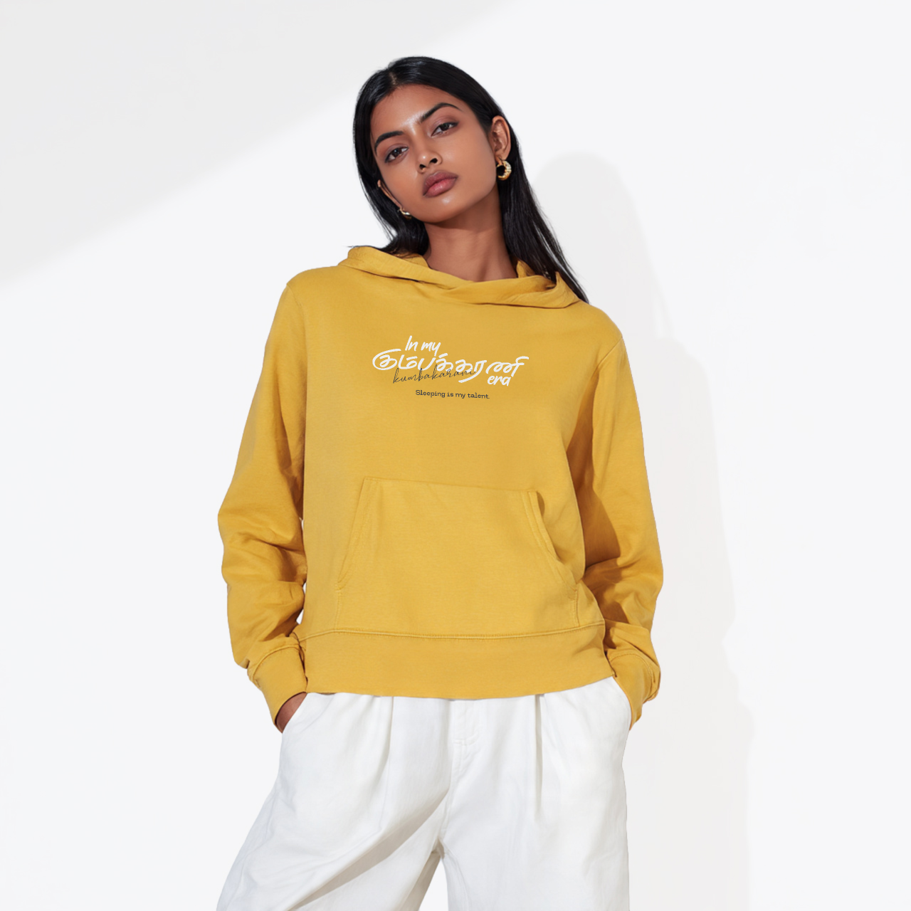 In my கும்பக்கரணி era | Women Regular Fit Hoodie