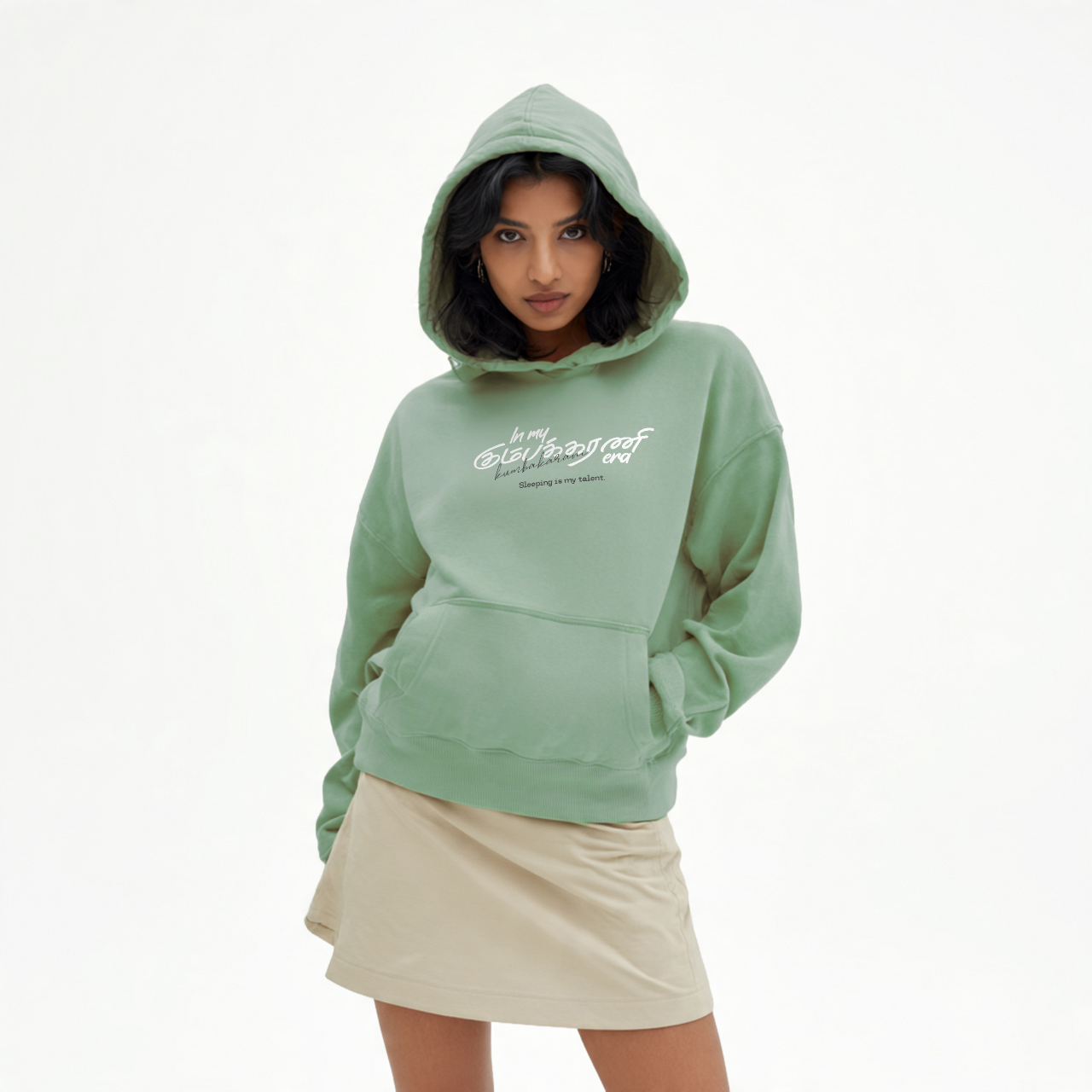 In my கும்பக்கரணி era | Women Regular Fit Hoodie