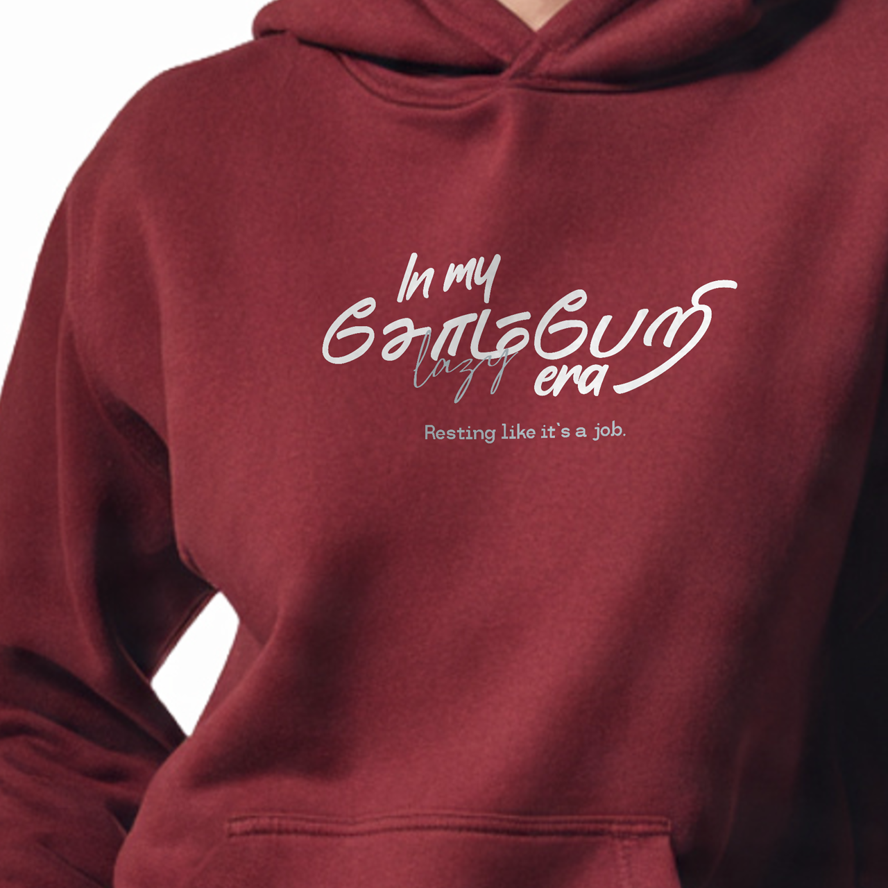 In my சோம்பேறி era | Women Regular Fit Hoodie