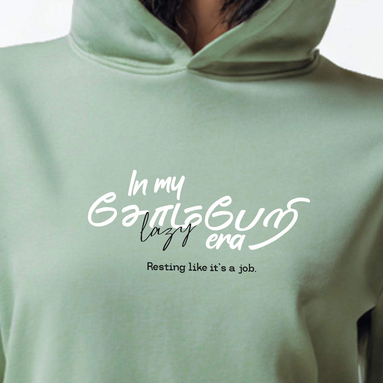 In my சோம்பேறி era | Women Regular Fit Hoodie