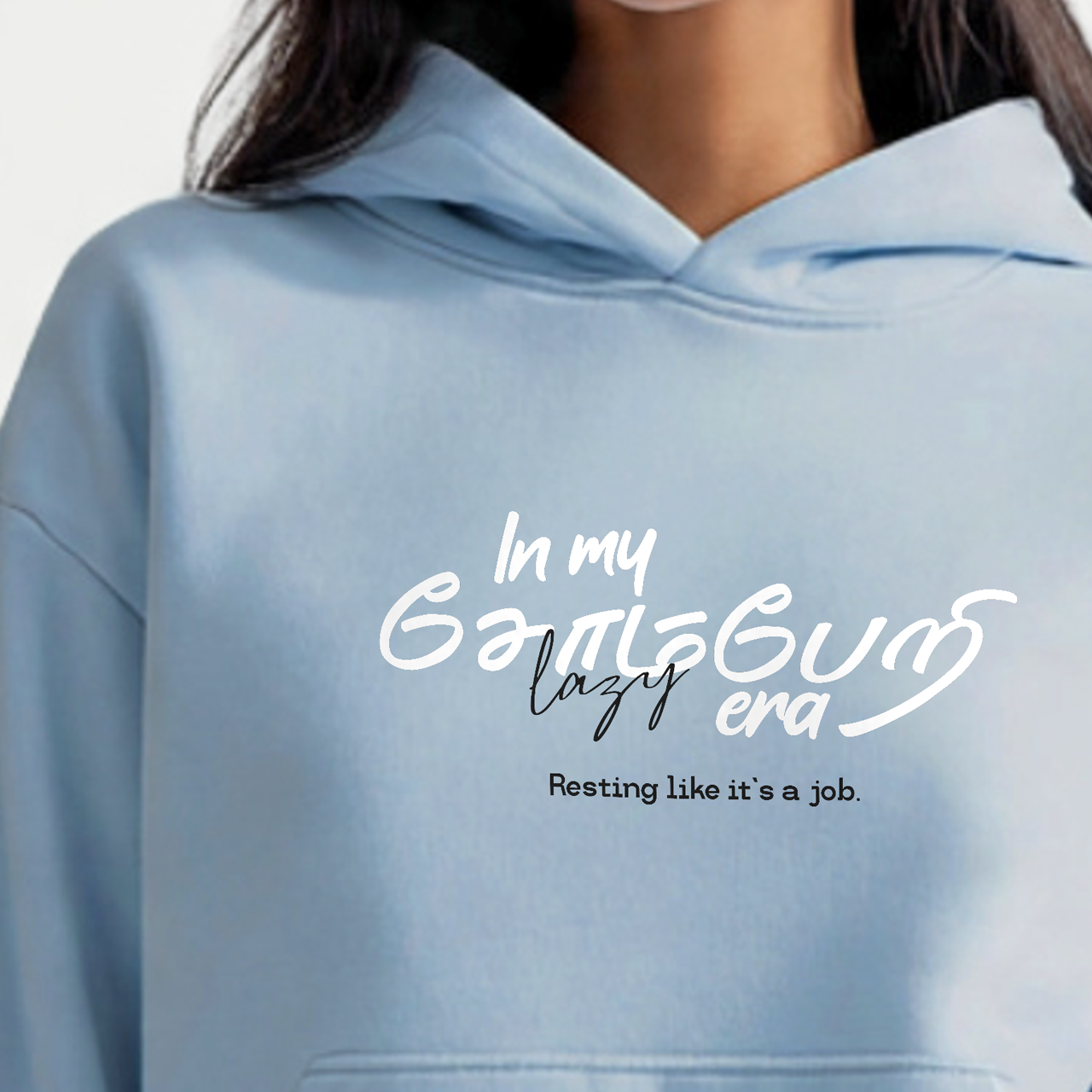 In my சோம்பேறி era | Women Regular Fit Hoodie