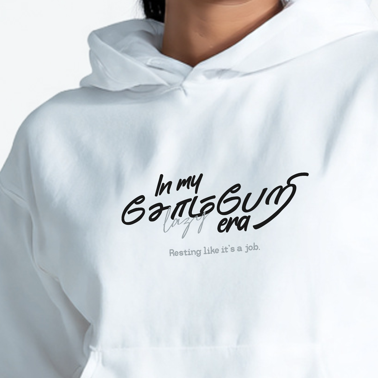 In my சோம்பேறி era | Women Regular Fit Hoodie