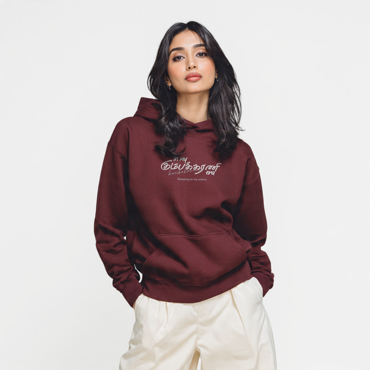 In my கும்பக்கரணி era | Women Regular Fit Hoodie