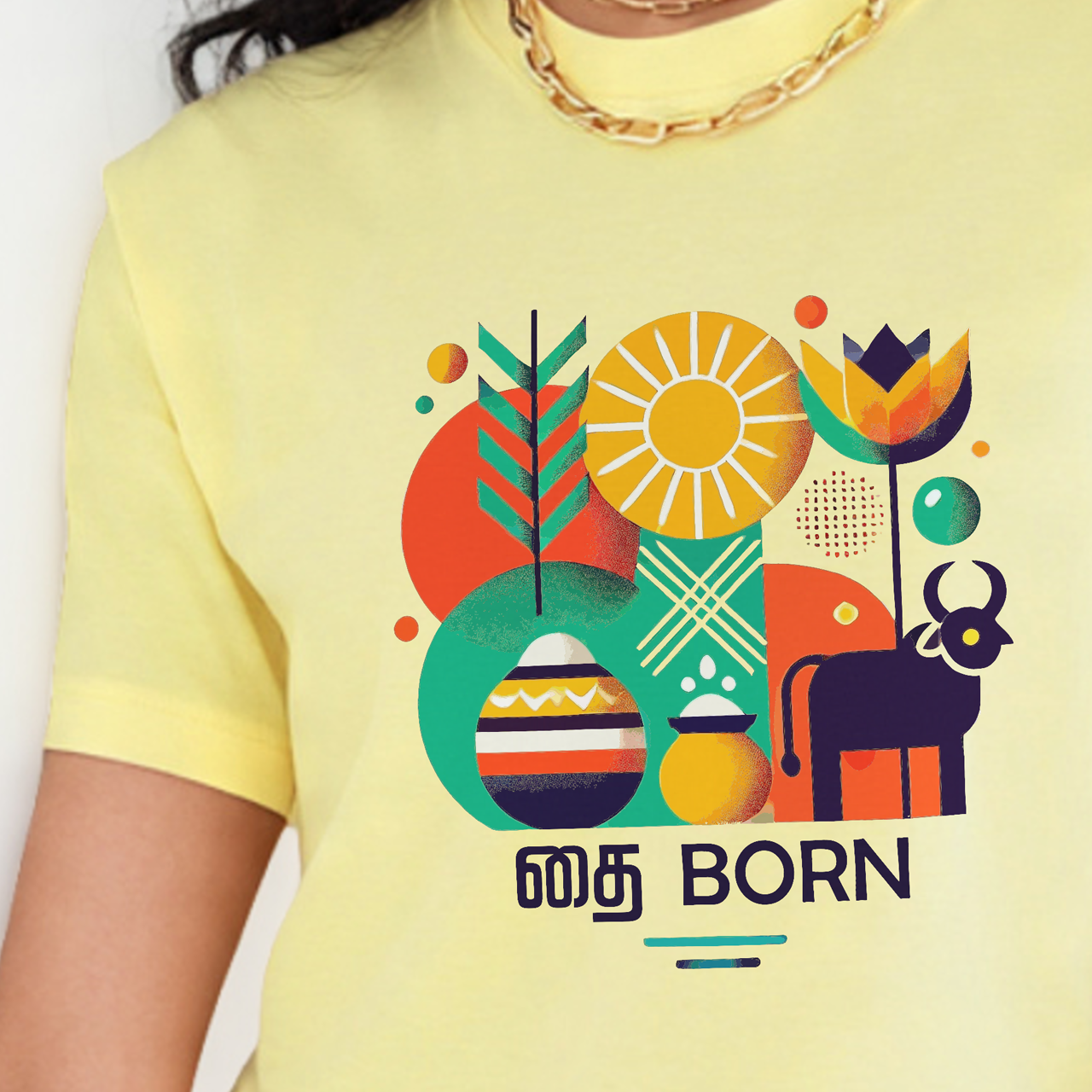 தை Born | Women Crop Tee