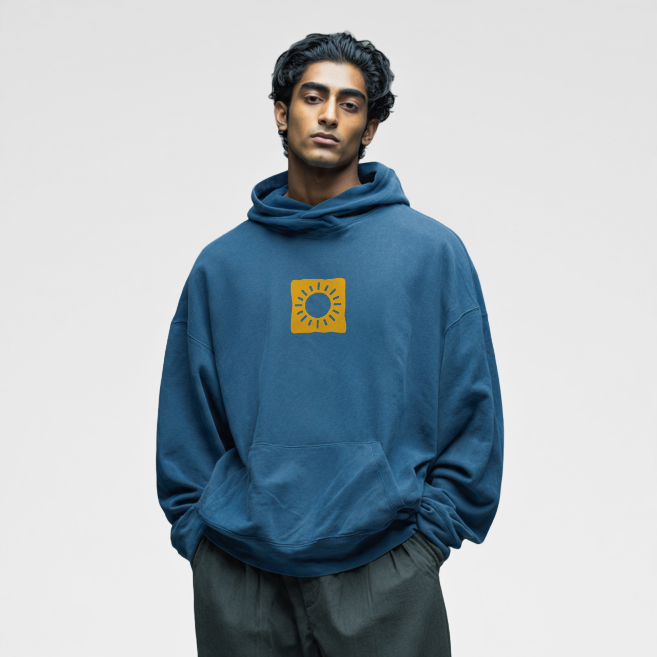 தை Born – சூரியன் | Men Oversized Hoodie