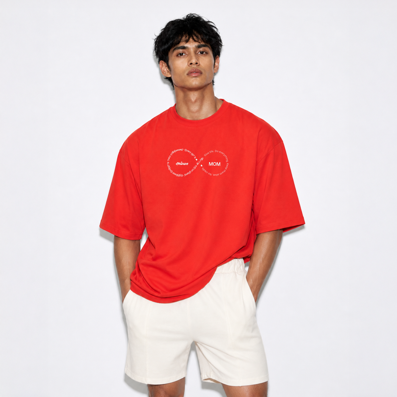 Infinity Amma | Men Oversized Boxy Tee