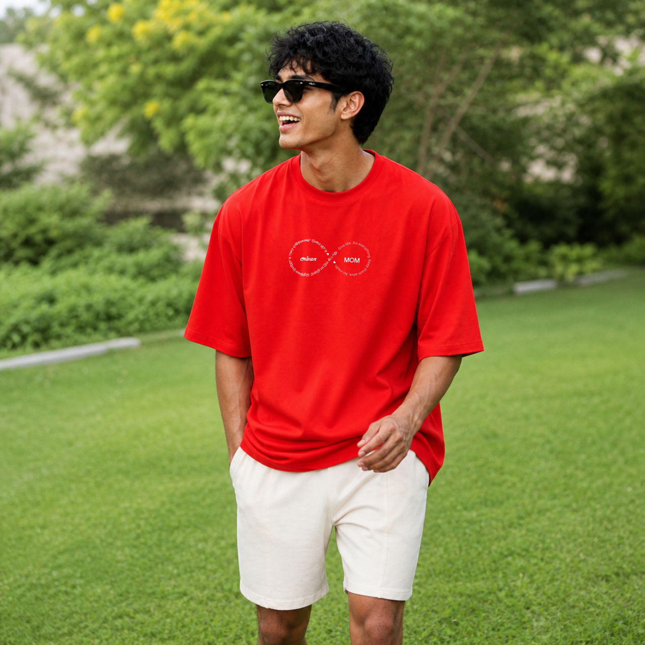 Infinity Amma | Men Oversized Boxy Tee