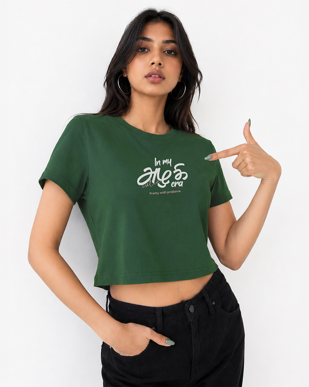 In My Azhagi Era | Women Crop Top