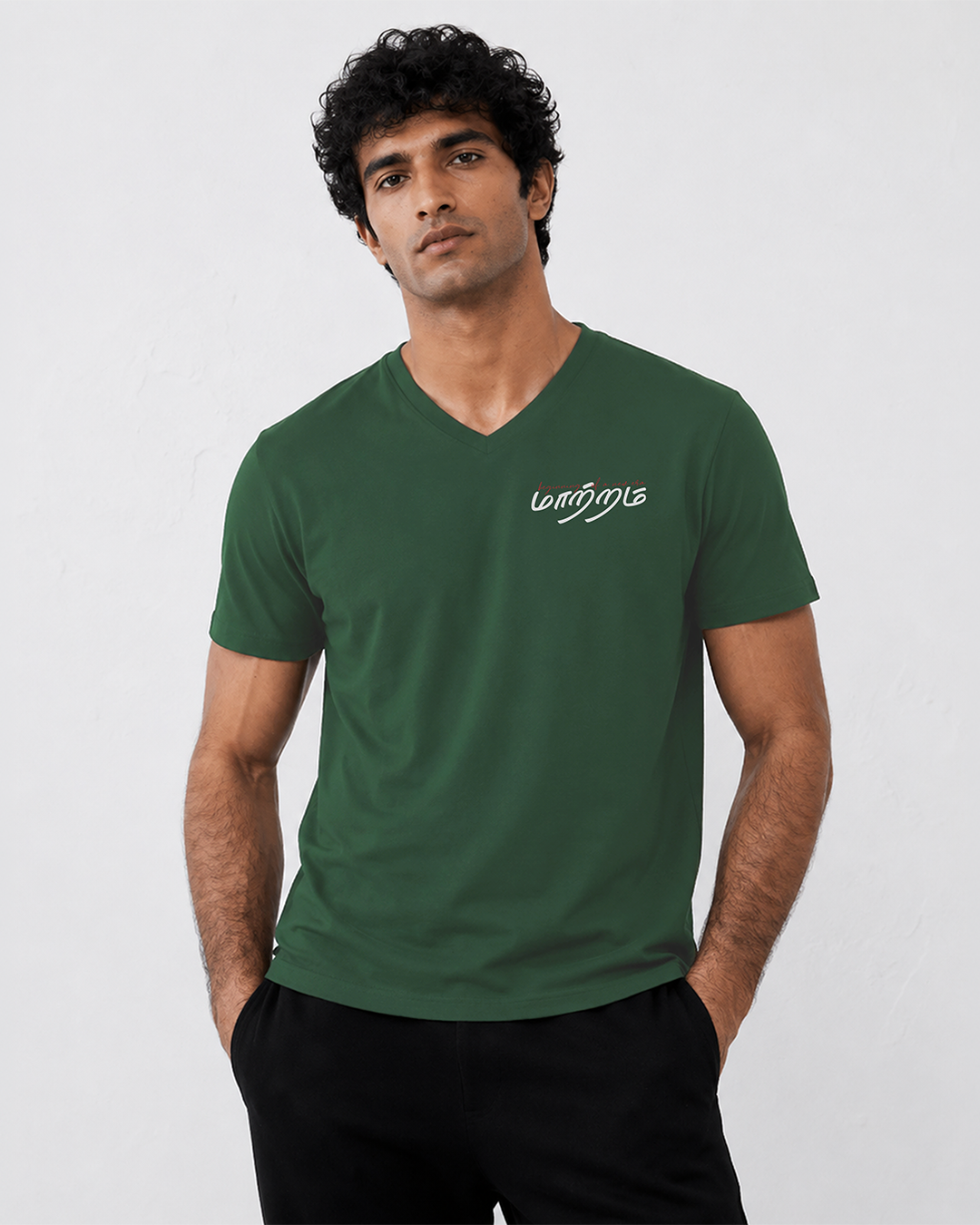 Mattram | Men Regular Fit V Neck Tee