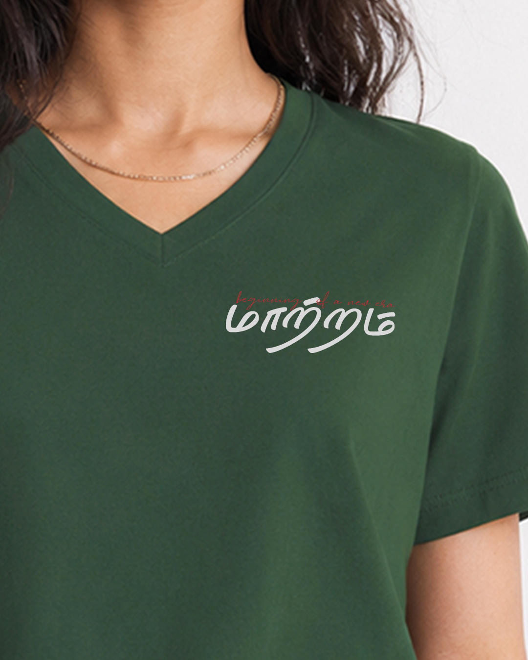 Mattram | Women Regular Fit V Neck Tee
