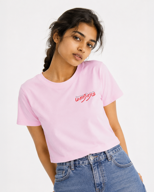 Mattram | Women Pink Crop Top