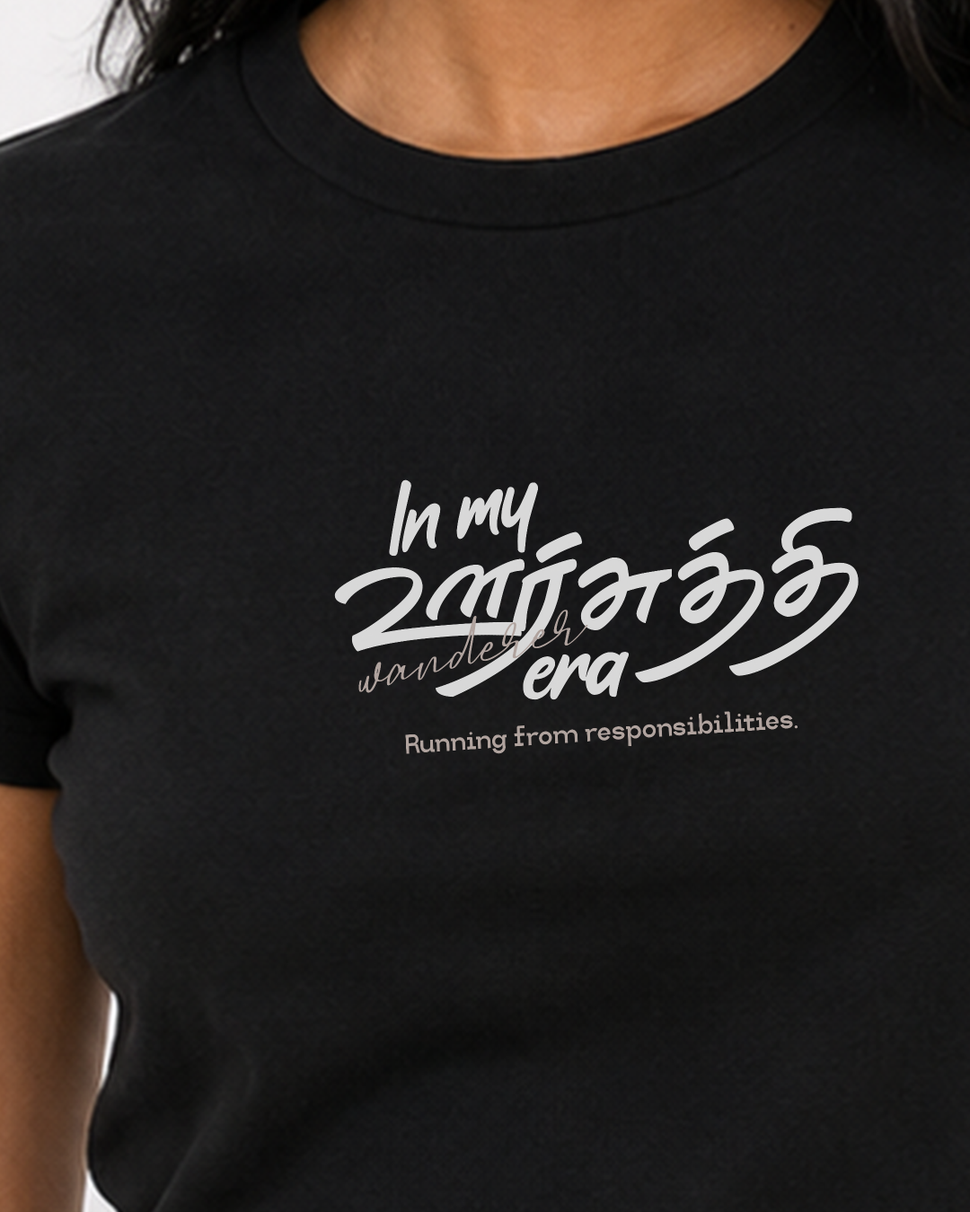 In My Oorsuthi Era | Women Crop Top