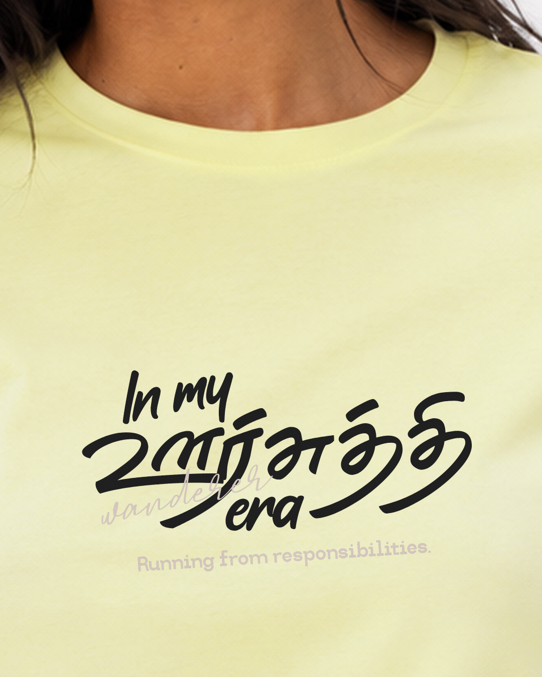 In My Oorsuthi Era | Women Crop Top