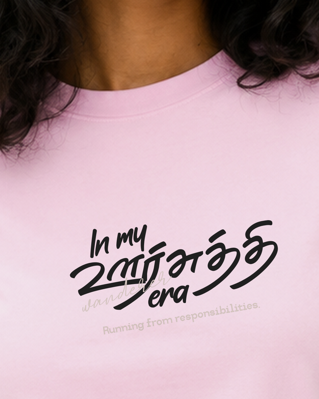 In My Oorsuthi Era | Women Crop Top